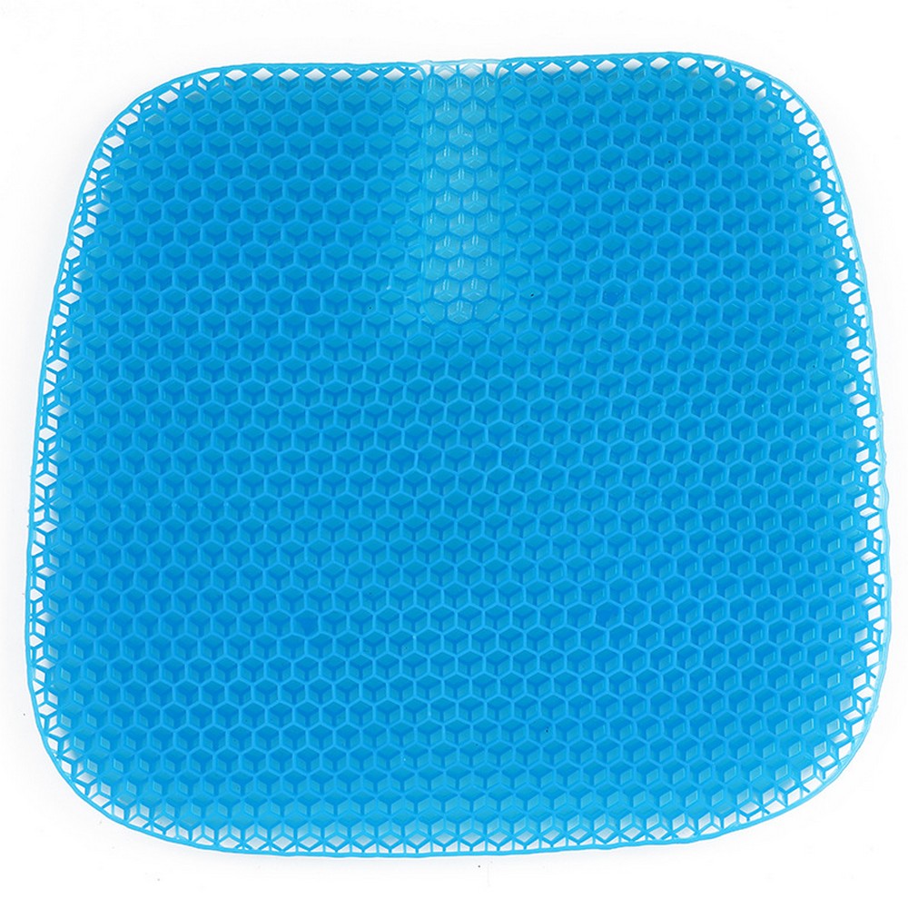 Honeycomb Design Soft Gel Seat Cushion with Groove Design