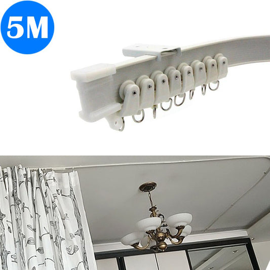 5M Ceiling Mount Curtain Track Curtain Rail Room Divider